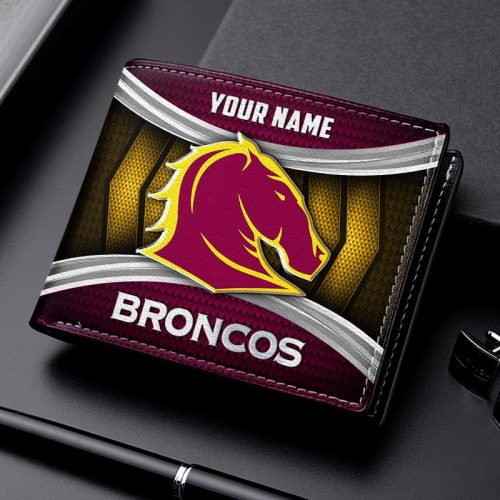 Brisbane Broncos NNHD1059 Leather Wallet