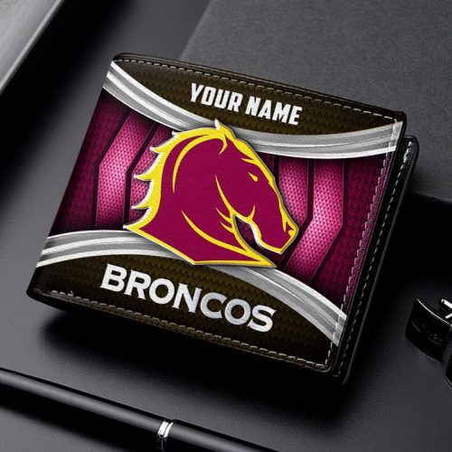 Brisbane Broncos NNHD1059 Leather Wallet