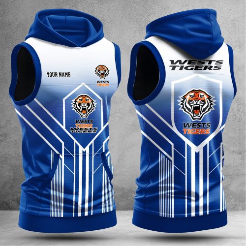 Wests Tigers Hooded Sleeveless Shirt NTLBV6168