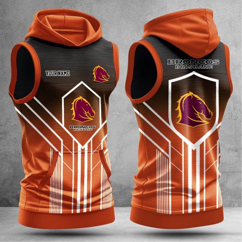 Brisbane Broncos Hooded Sleeveless Shirt NTLBV6149