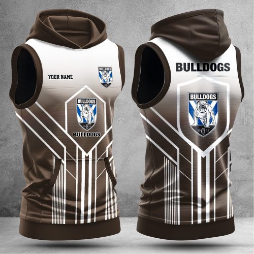 Canterbury Bankstown Bulldogs Hooded Sleeveless Shirt NTLBV6151