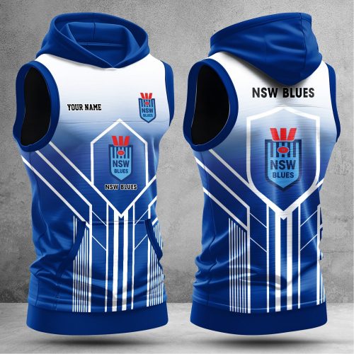 NSW blues Hooded Sleeveless Shirt NTLBV6161